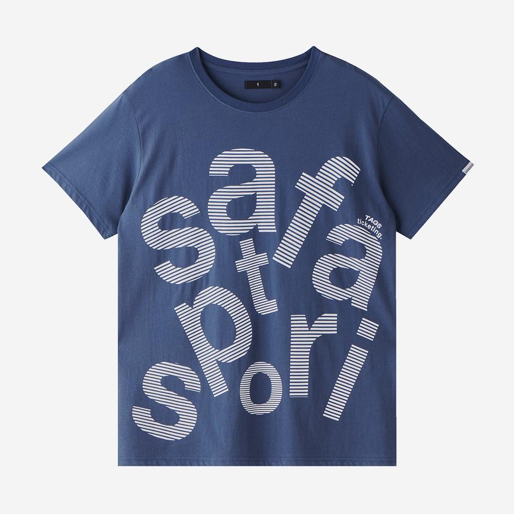Safarispot Tags Ticketing Tee Navy