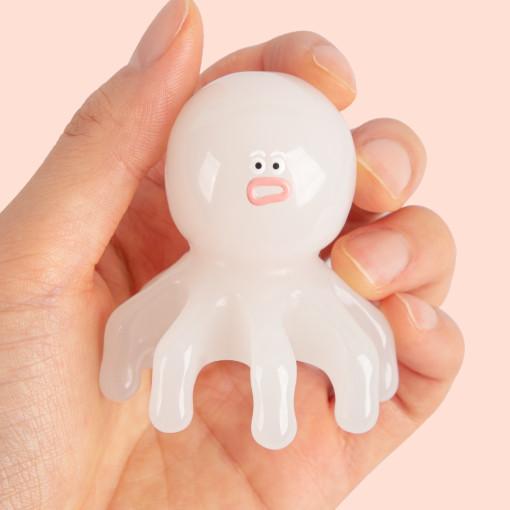 꾹꾸미 두피괄사 두피 머리 지압 문어 마사지기