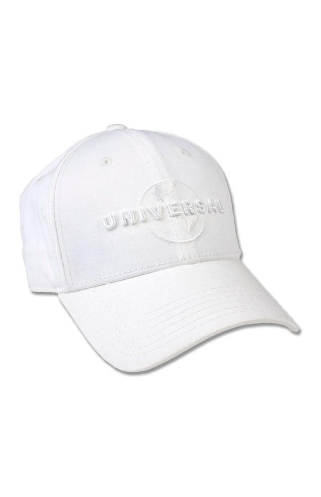 Universal Logo Adult White Cap