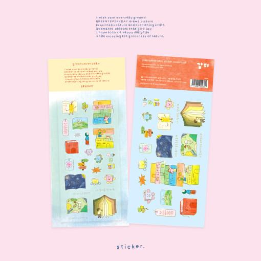 갈피 스티커 (sticker. book mark)