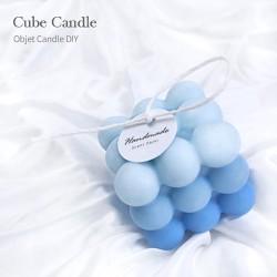 네츄럴 필라캔들 만들기 큐브 2개 DIY 세트
