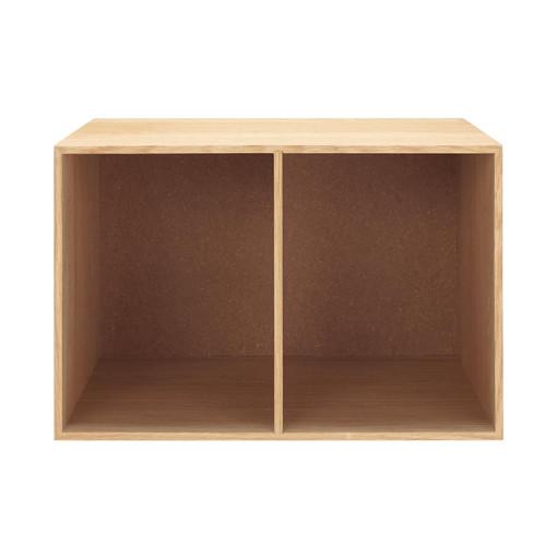 무인양품 일본 스틸 유닛선반용 공간박스 수납 정리함 2열 폭 52cm