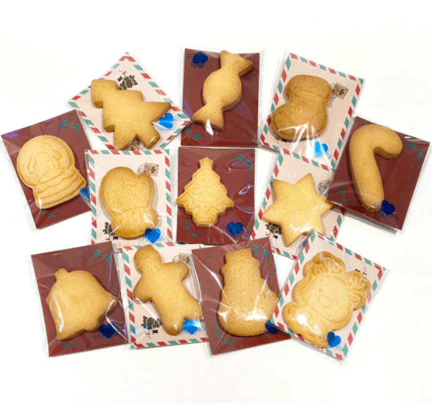 크리스마스 쿠키택 카드 개별포장 수제쿠키 헤더택 답례 직장 친구 단체 간식 선물 대량주문
