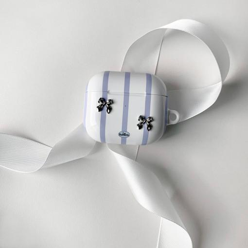 실버 리본 에어팟 프로 케이스 케이스 프로2 2세대