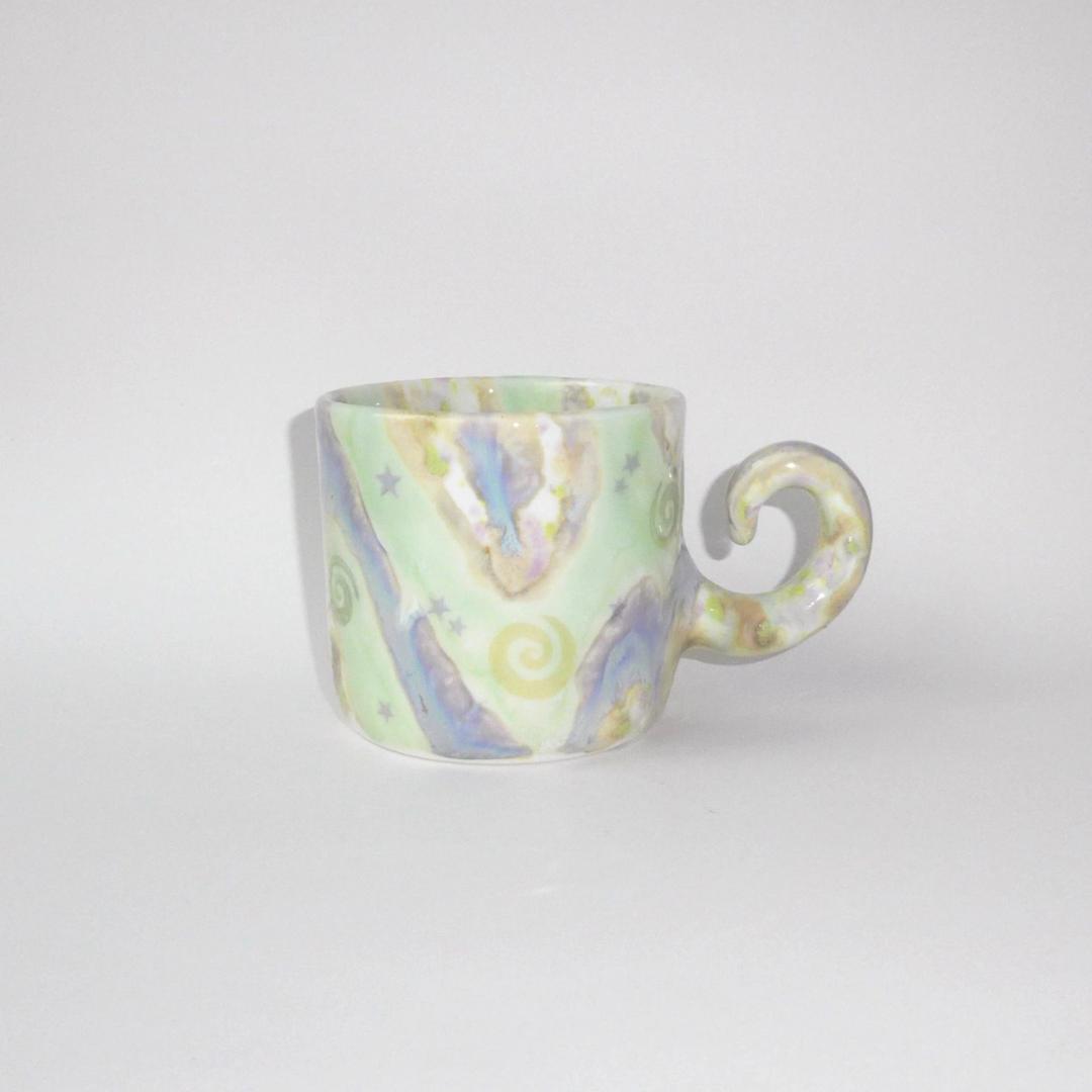 Swirl handle mug No.1
