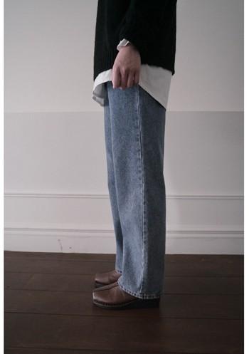 washed stitch denim jean (2c)