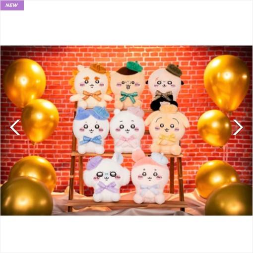 치이카와 도쿄 미야게 장식 인형/먼작귀 하치와레 모몬가 쿠리만쥬 랏코 앉은 리본