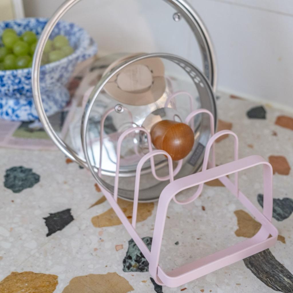 파스텔 접시랙 접시꽂이 냄비뚜껑 꽂이