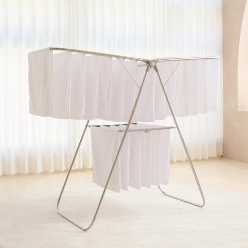 홈프랜드 튼튼한 국민건조대 일반대형건조대 자취생 기숙사 원룸 자취건조대 (기본포장)