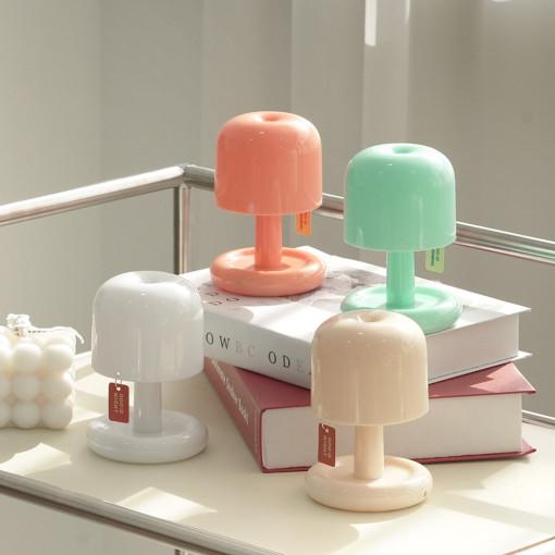 로이체 무선 충전식 미니 터치 감성 LED 인테리어 오브제 쁘띠 무드등 RML-120