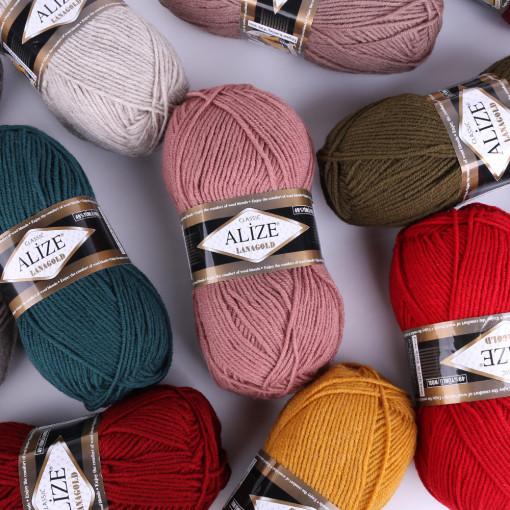 10+1 알리제 라나골드 클래식 단색 털실  라나골드실 겨울실 목도리실