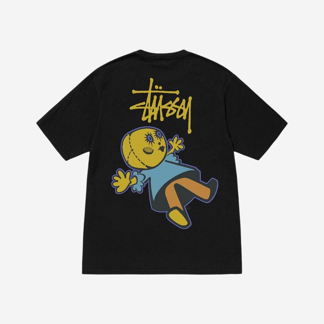 Stussy Dollie Pigment Dyed T-shirt Black