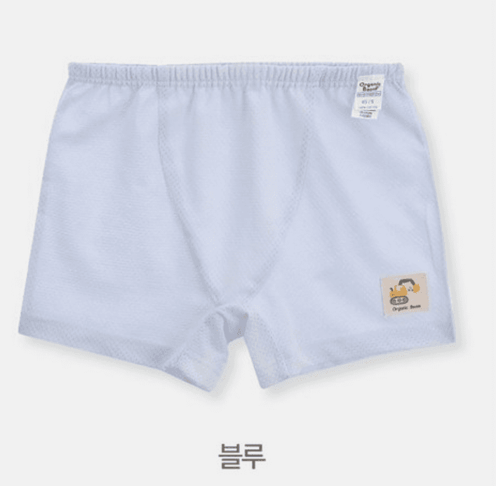 [오가닉붐]착한 유기농 무형광 오가닉 매쉬 남아 아동 사각 팬티 90호까지(색상 사이즈 선택) - 팬티 | 쿠팡