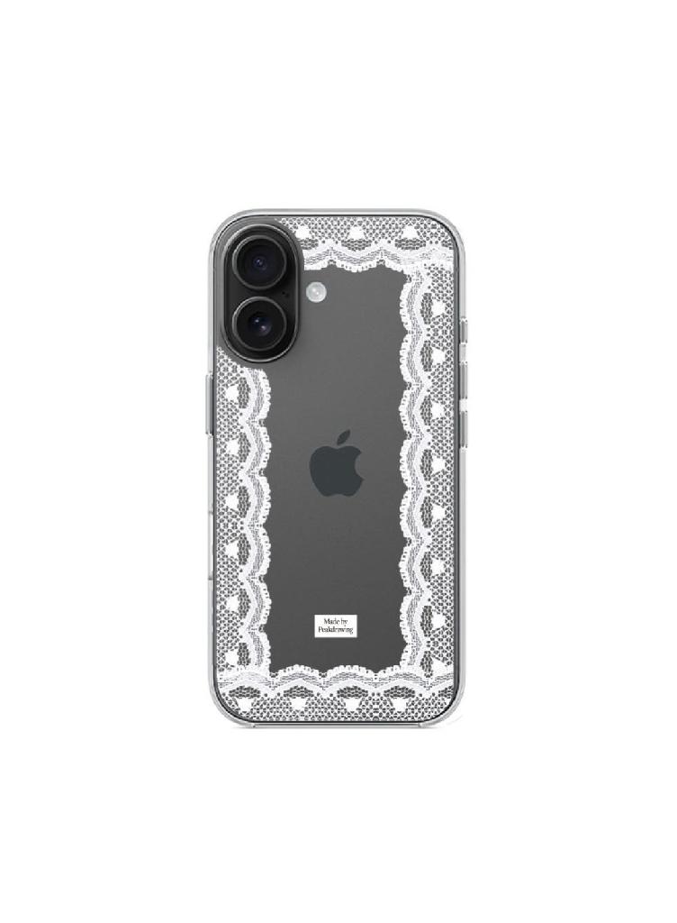 Side A lace jelly hard case (클리어)