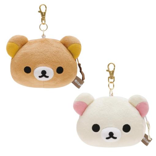 리락쿠마 봉제 인형 릴 패스 케이스/카드 케이스 지갑 산엑스 코리락쿠마