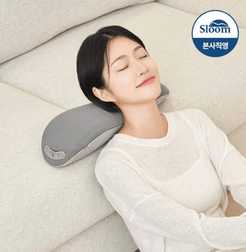 슬룸 목편한케어 + 마그네슘 시너지 크림 증정 _목 어깨 승모근 원적외선 온열 안마 마사지기