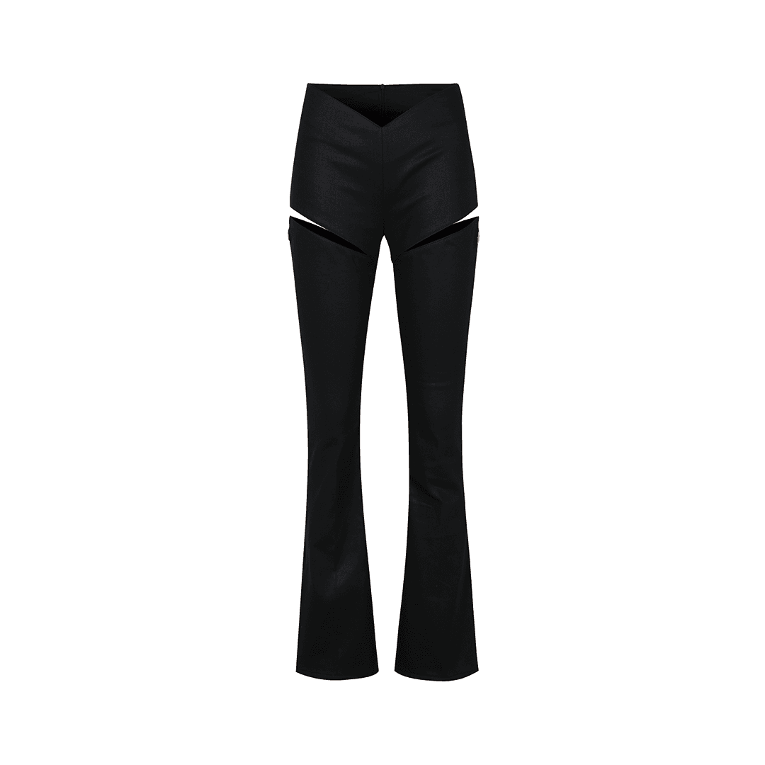 [RESTOCK] GARTER PANTS (BLACK)