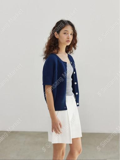 베른 bern 보니 코튼 반팔 가디건