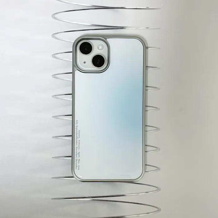 Blue cheek epoxy phone case