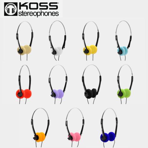 KOSS 코스 레트로 폼 온이어 헤드폰 뉴진스헤드폰 11컬러 : 디센트 몰