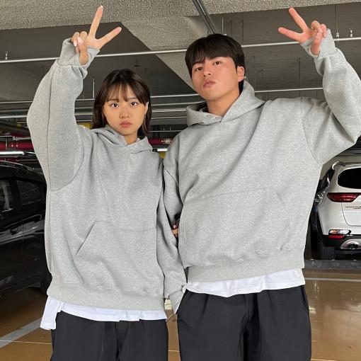 핸드워머후드티 기모 커플 바라클라바후드티