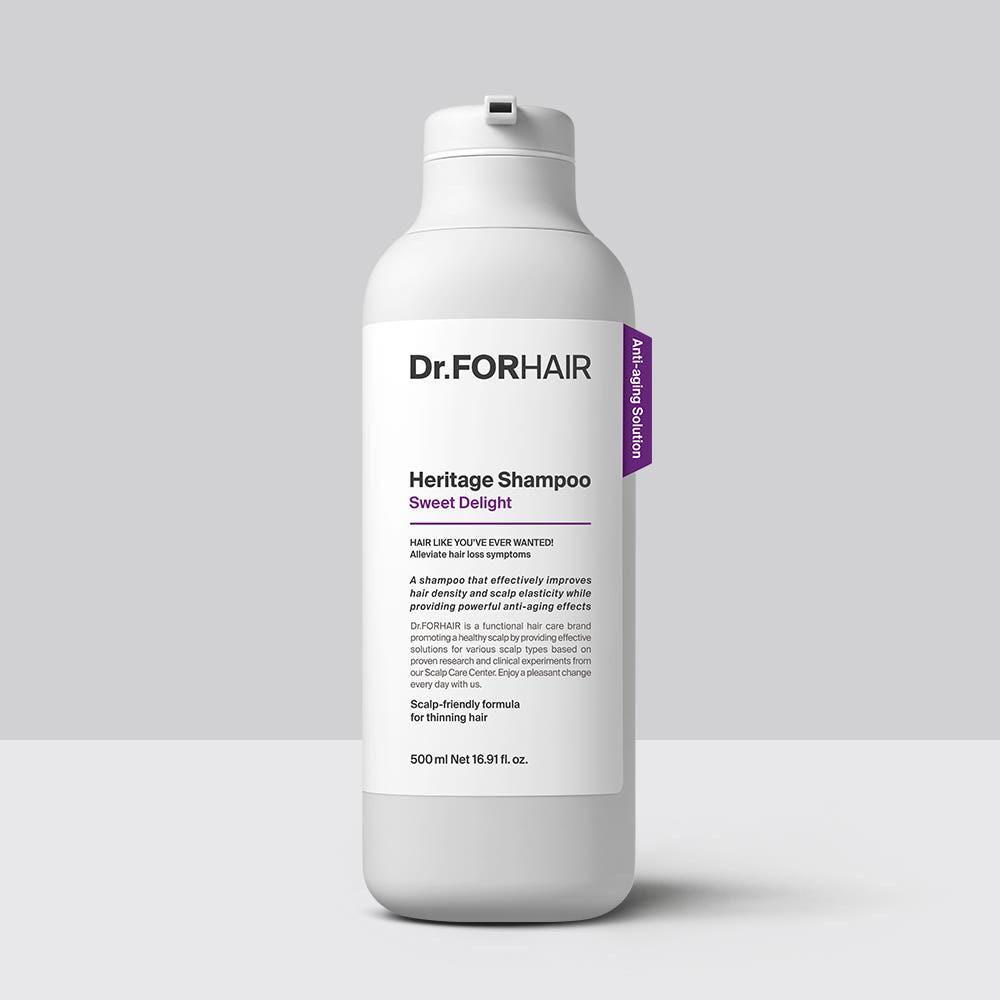 닥터포헤어 두피 안티에이징 모발밀도케어 헤리티지 샴푸 500ml