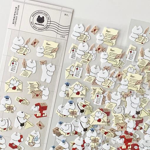 [mewmewbeam] vintage sticker - postman