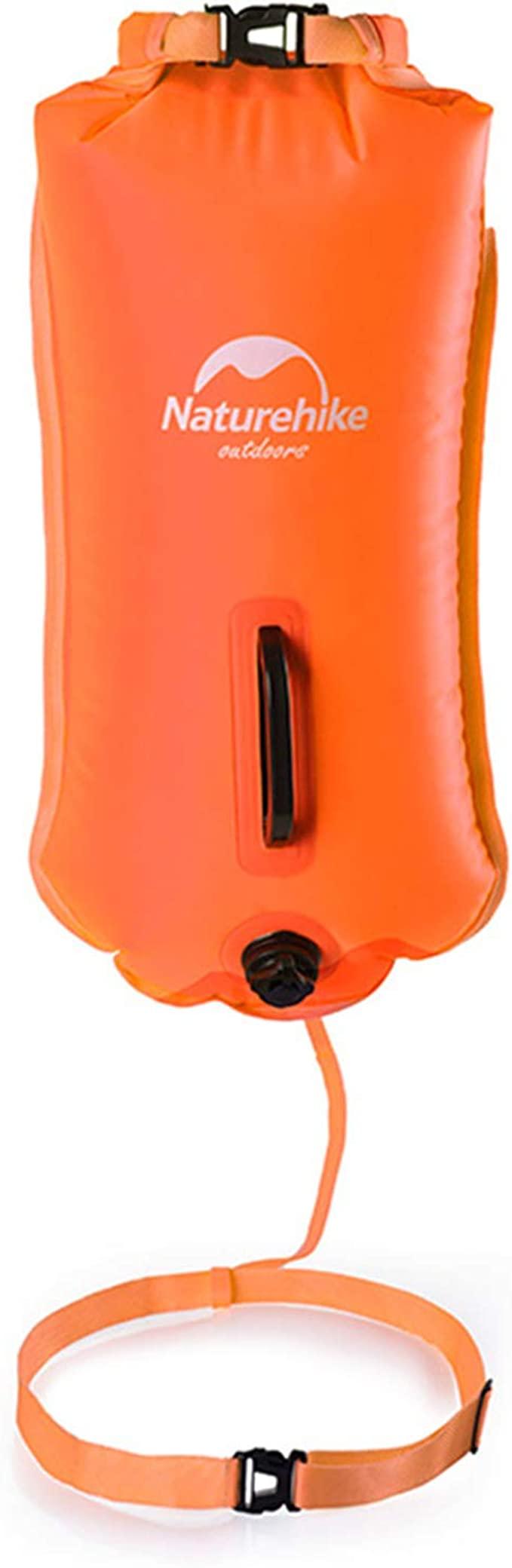 Naturehike 28 Litres Open Water Swimming Double-Balloon Swim Buoy Dry Bag Waterproof Beach Bag