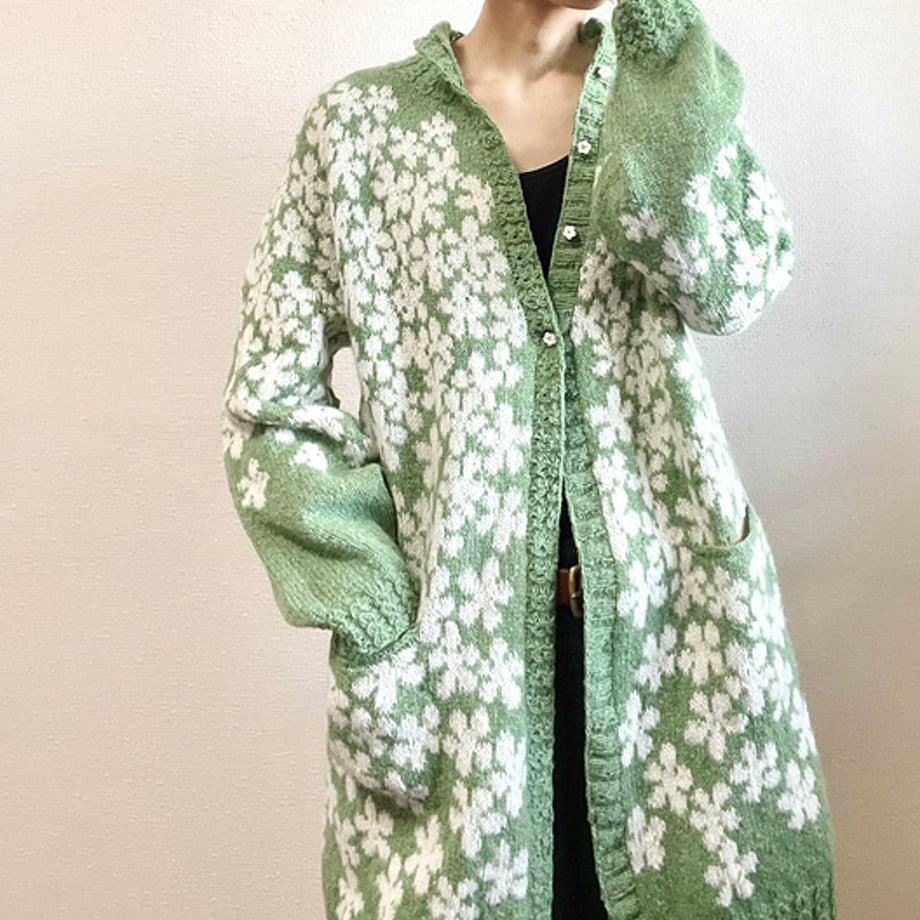 【PDF pattern】English ver.／Alyssum Cardigan by Tomomi Yoshimoto
