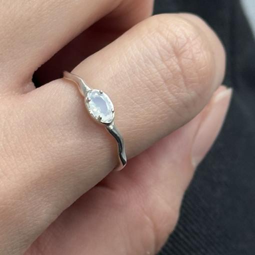 [바라두925] 웨이비 커브 오벌 링