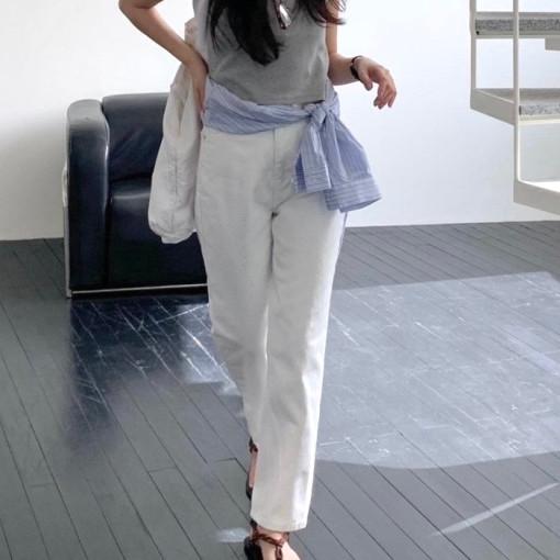 베르가못 데이브 데님 팬츠 2col