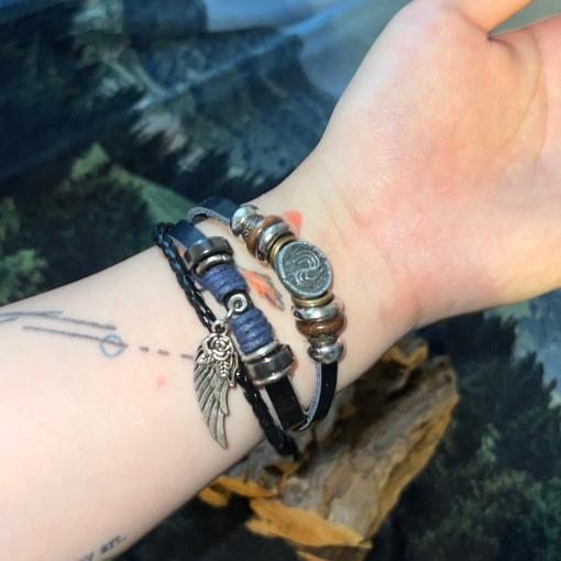 Bohemian Leather Bracelet_Wing