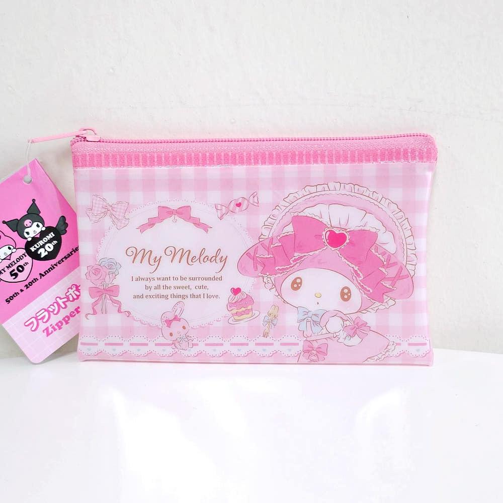 산리오 마이멜로디 50주년 로리타 핑크 파우치 카드지갑