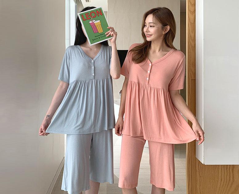 [H.made] 임부복*찰랑반팔 수유세트