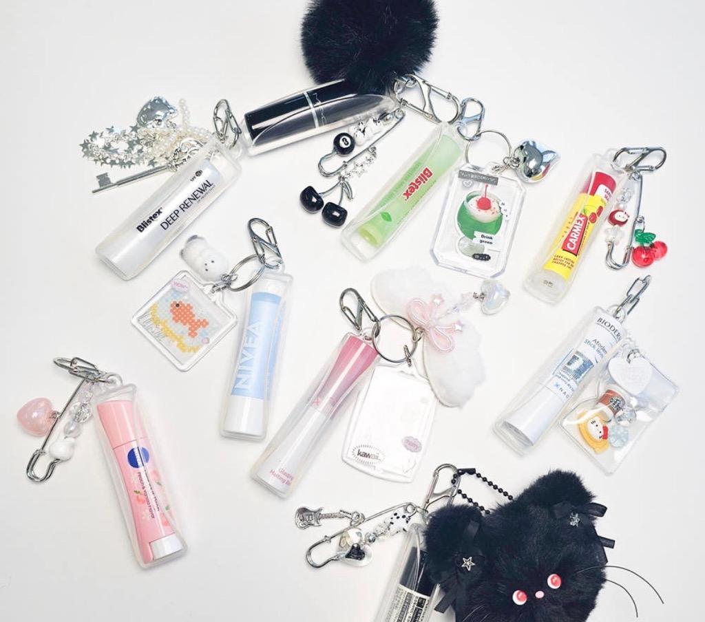 립밤 키링 꾸미기 립밤홀더 케이스