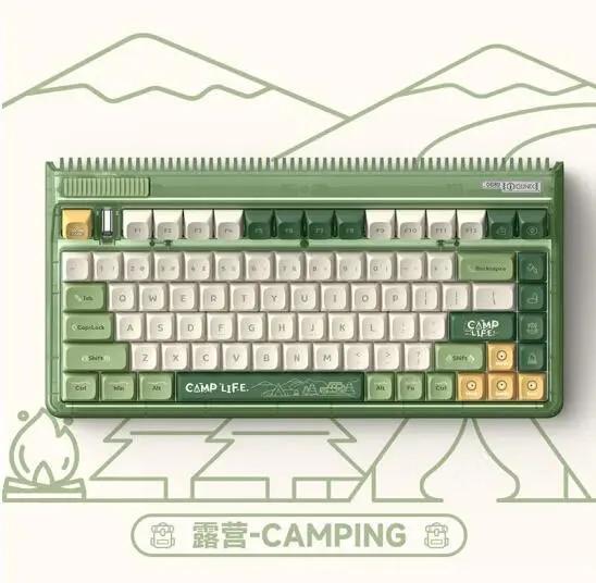 IQUNIX OG80 난파선 다이빙 OG80 캠핑 무선 기계식 키보드, 핫 플러그 RGB 백라이트