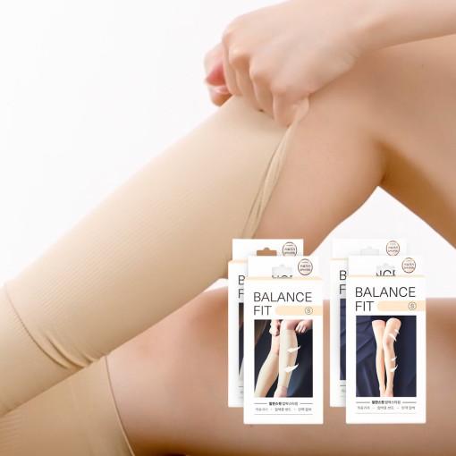 [2+2] 발란스핏 의료 압박스타킹 종아리형 허벅지형 4개  95프로블럼 다리붓기 혈액순환개선