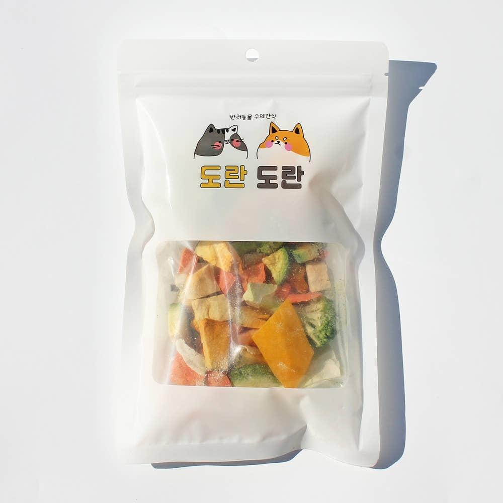 도란도란 동결건조 베지칩스 20g 강아지 수제 간식 야채 영양 간식