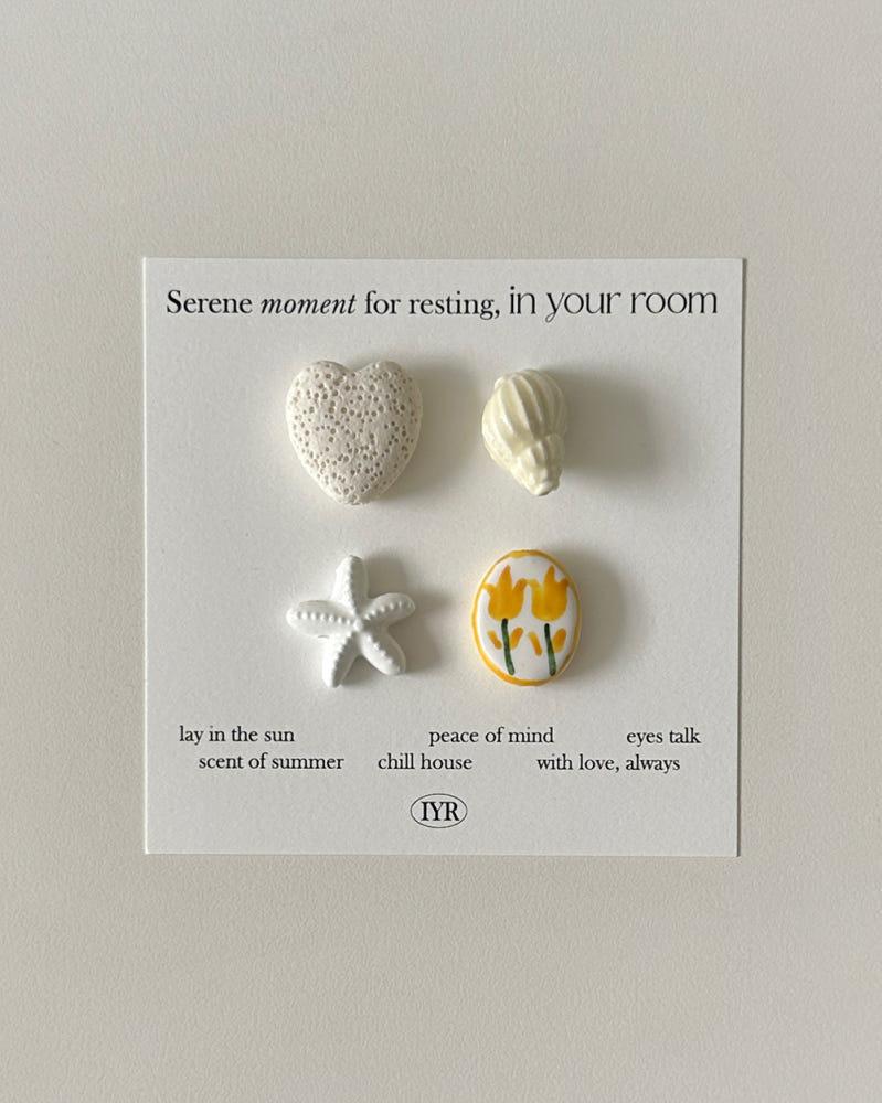 [인유어룸] 나의 바다 마그넷 감성 냉장고자석