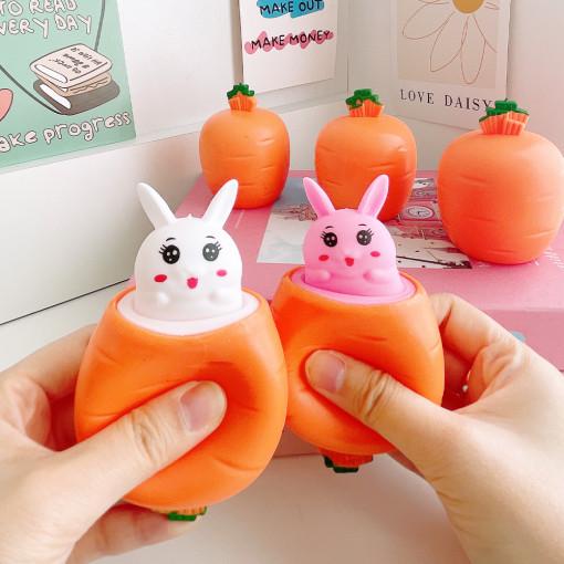 아이데이지 토끼 말랑이 장난감 스퀴시 미끌이 주물럭 츄잉껌볼 찐득볼