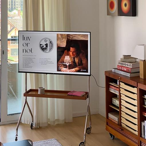 Minimal tv stand 미니멀 모던 이동식 티비 거치대 TV 스탠드 43-70inch