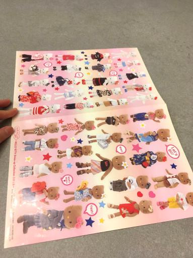 고전 키티 스티커 레어