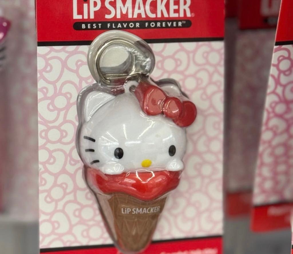 립스매커 헬로키티 아이스크림 립밤 키링 키체인