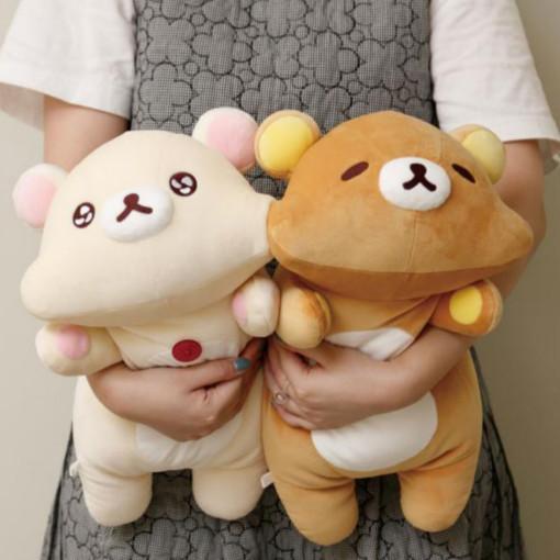 리락쿠마 코리라쿠마 딸기 하루 푸쿠푸쿠 포옹 장식 인형 쿠션/산엑스 모찌 뺨 : 무모한상점