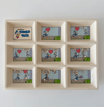 모닝버드 도널드 덕 카툰 플레이트