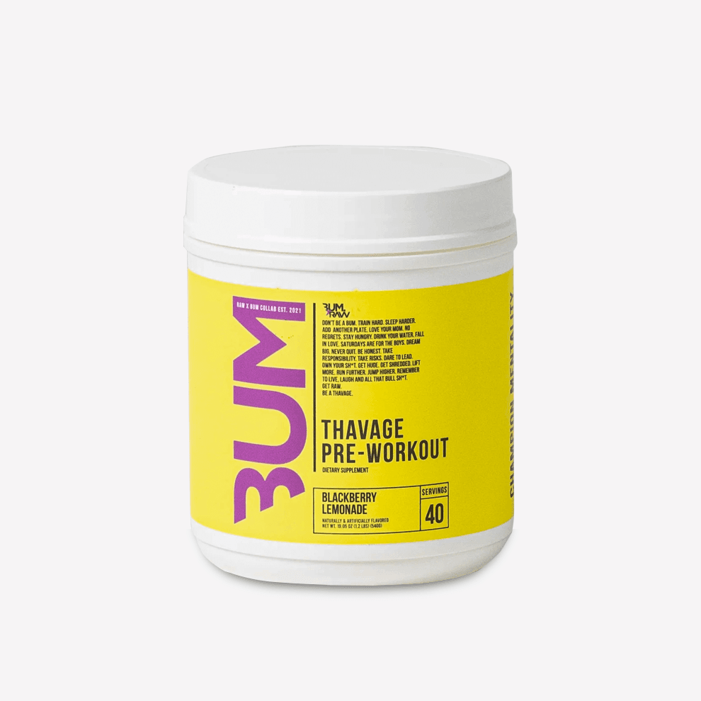 RAW CBUM 사비지 프리 워크아웃 40서빙