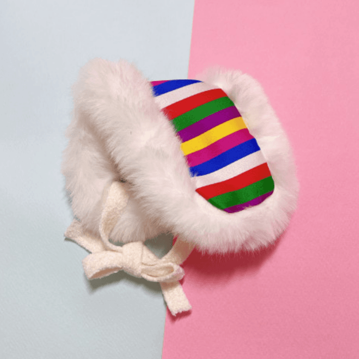 강아지귀도리 강아지한복 색동 고양이 강아지설빔 악세사리 추석 설날