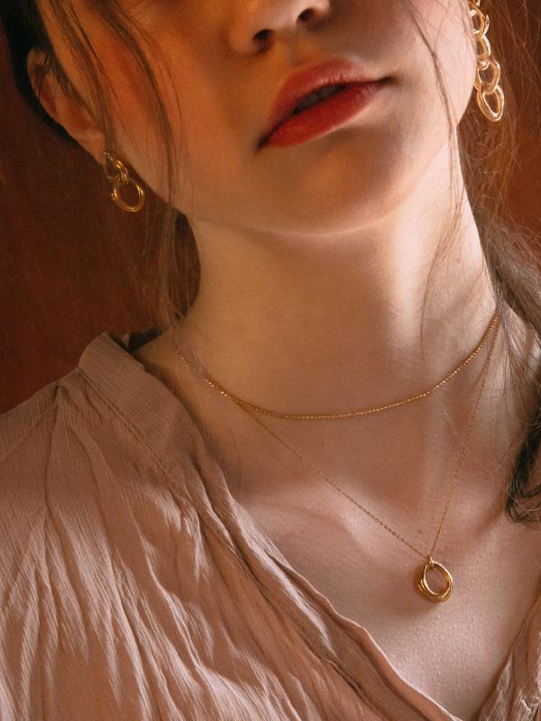 butter ring necklace