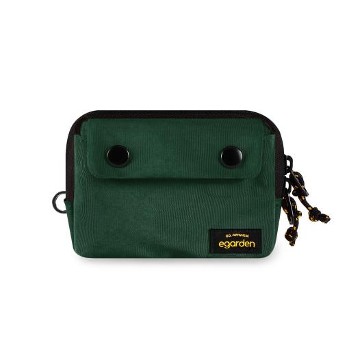 에가든 본보야지 월렛 001 포레스트블랙 데일리 여행 나일론 카드 동전 지갑