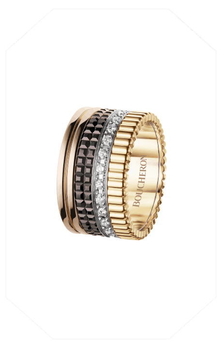 콰트로 화이트 에디션 스몰 링